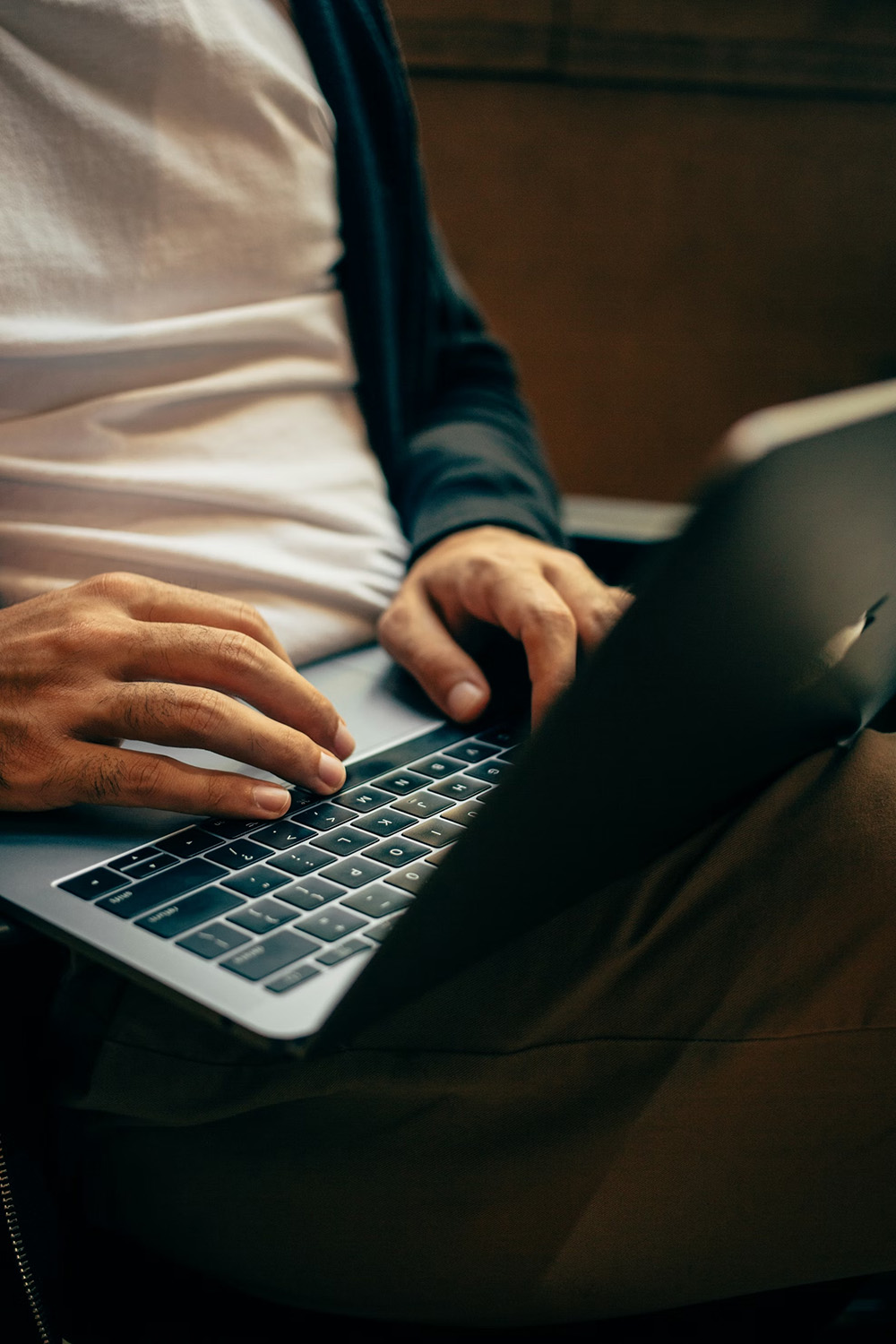 nearThere home search on a laptop